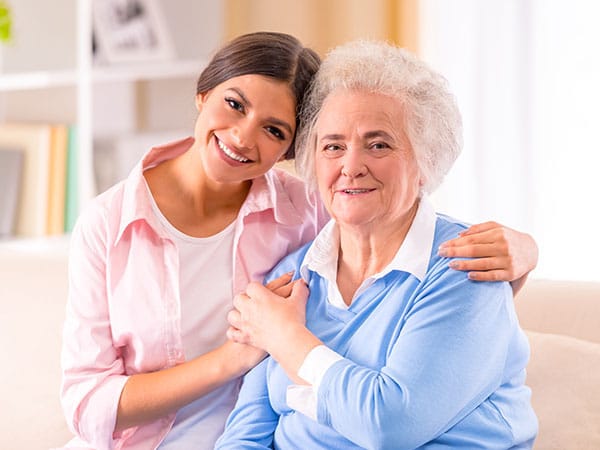 Daughter and resident in Charlotte NC Memory Care