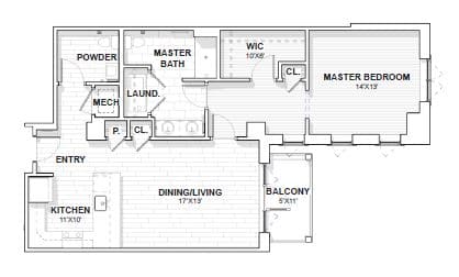 Davidson Charlotte Independent Living Apartment Floor Plan