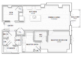 Franklin Charlotte Independent Living Apartment Floor Plan