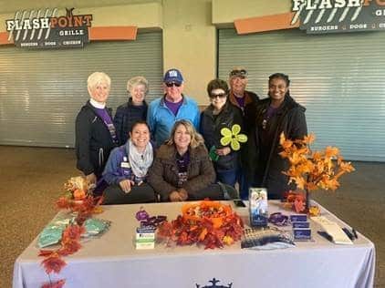 Barclay staff and residents walk to support Alzheimers
