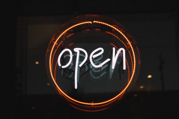Open sign